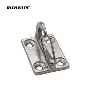 Crochets de suspension simples en acier inoxydable pour bateaux à voile, crochets muraux pour remorquage de cordes, quincaillerie marine - Product Image 2