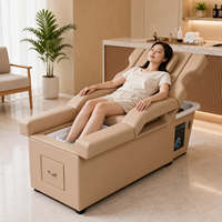 Multifunktionales Elektrisches Spa-Bett mit Fußtherapie und Shampoo-Station für Professionelle Schönheitssalon-Nutzung