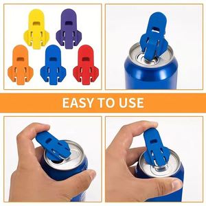 Abrelatas de Plástico con Protector de Bebidas, Manual y Fácil de Usar - Product Image 4