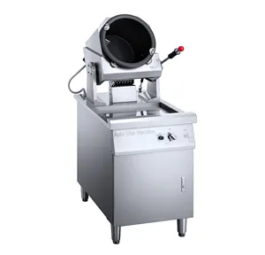 Commercial Fried Rice Noodles Machine Food Cooking Machine for Restaurant Gas Stir Fry Machine Food Robot Cooker