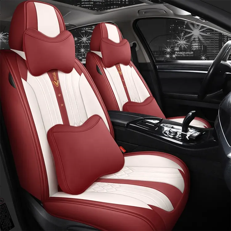Wholesale Luxury Lace Purple Car Seat Cover Designed Wellfit Car Seat Cushion Car Interior Accessories