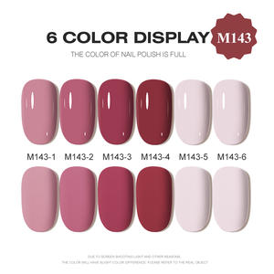 AILANUO Nail Supplies Private Label 15ml Nude Pink Jelly Gel Polish Set Translucide Soak Off UV Gel Polish Kit for Nail Salon - Product Image 2