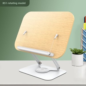360 độ xoay đa mục đích có thể gập lại hợp kim nhôm bookend thoải mái bookstand kệ sách bảng cho dễ đọc - Product Image 5
