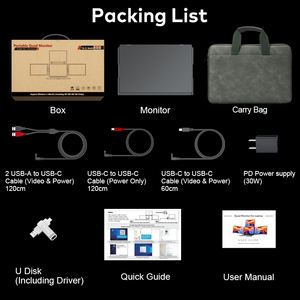 Nuevo en 2026, Extensor de Pantalla para Laptop de 15.3 Pulgadas con Monitor Cuádruple, Monitor Portátil Triple con Pantalla LCD de 1920*1200 para Negocios - Product Image 6