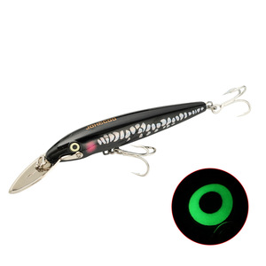 Señuelo artificial sumergible tipo Minnow <span class=keywords><strong>de</strong></span> 60g para pesca <span class=keywords><strong>de</strong></span> arrastre en aguas profundas, con anzuelos grandes, aguja azul, lengüeta <span class=keywords><strong>de</strong></span> hierro, para caballa española, 10.5cm-13cm - Product Image 6
