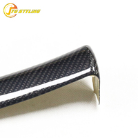 Garniture intérieure en fibre de carbone pour Lexus ES 200 260 F Sport 300h 2018+ – Cache-poignée de porte intérieur (6 pièces/kit) pour la décoration