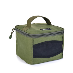 Sac de pêche portable Cube, vert armée, résistant aux éclaboussures, avec poignée supérieure, multi-usages, pour ranger les accessoires de pêche - Product Image 1