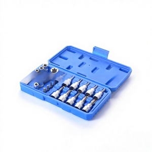 Lot de clés à douilles professionnelles pour l'assurance automobile, avec étui en plastique, outils de quincaillerie, tailles grande, moyenne, petite, en promotion - Product Image 1