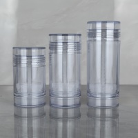 Contenant de stick désodorisant remplaçable 30ml/50ml, Cosmétiques Blancs, Désodorisant, Crème Solaire, Bouchon à vis