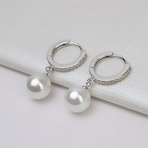 Pendientes Grandes de Plata S925 con Acabado Mate y Cierres, Accesorios para DIY 4833 - Product Image 2