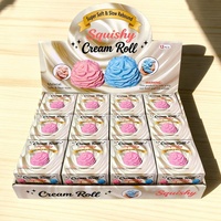 Jouet à presser en forme de gâteau de gelée douce, anti-stress à remontée lente, sensoriel, mignon, Kawaii, cadeau personnalisé avec logo, vente en gros