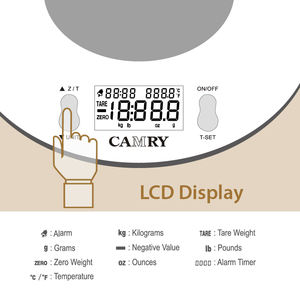 <span class=keywords><strong>Balance</strong></span> de <span class=keywords><strong>cuisine</strong></span> électronique multifonctionnelle de 5kg avec bol amovible en acier inoxydable pour la cuisson - Product Image 4