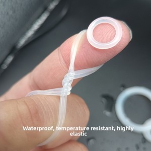 Bague d'étanchéité en silicone blanc 1.5MM Diamètre extérieur 4.5 ~ <span class=keywords><strong>85MM</strong></span> Diamètre du fil Produits en caoutchouc - Product Image 3