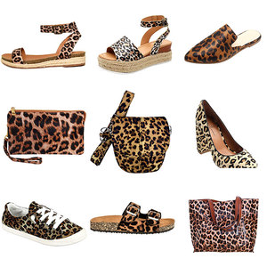 Tela de polipiel sintética con estampado de polipiel metalizada eco leopardo para hacer bolsos - Product Image 6