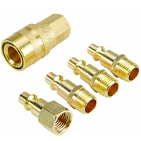 Vente en gros de qualité en laiton massif 1/4 "NPT Quick Connect Female Coupler (M-Style)