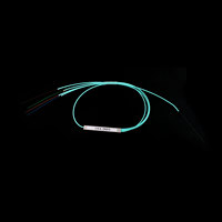 Harga Pabrik Peralatan Fiber Optik FTTH PLC Splitter 2 4 8 Jalur APC UPC 0.9mm MiNi Steel Tube Bare PLC Fiber Splitter
