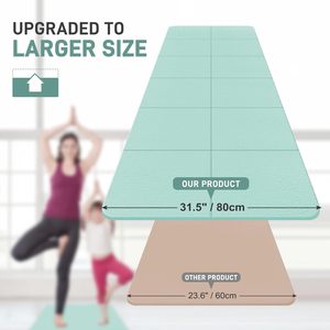 Tapis de yoga pliable en PVC à impression personnalisée écologique - Product Image 2