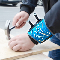 Vente directe d'usine support de charpentier bracelet magnétique dragonne pour tenir des outils de peu de clous de vis
