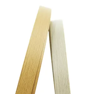 Furniture Accessories Made in China 0.5mm*19mm High Gloss PVC Edge Banding for MDF