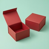 Boîte cadeau en papier rigide mat grand format, personnalisable avec logo, réutilisable, écologique, recyclable, avec fermeture magnétique et doublure en éponge, finition mate pour