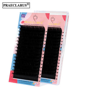 RTS PR010 Marque privée Extensions de <span class=keywords><strong>cils</strong></span> 8-15mm Mise en place rapide de <span class=keywords><strong>cils</strong></span> <span class=keywords><strong>individuels</strong></span> Faits à la main Noir mat Naturel Long - Product Image 2