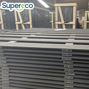 Tableros de puerta de paneles de poste de valla de plástico de madera compuesta Wpc de jardín - Product Image 4