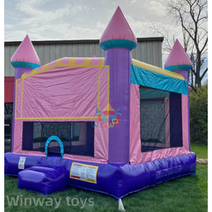 SNOW Girl THEME Bounce House Castillo inflable Party Bouncer con soplador para cumpleaños de niños - Product Image 5