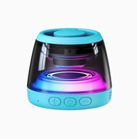 Cadeau d'entreprise promotionnel, portable, solaire, alimenté par DC 3, pour haut-parleur V2.0, autonomie de la batterie de 15 à 20 heures, LED RVB, support de téléphone, radio FM