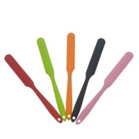 Spatule en silicone de qualité alimentaire résistante aux hautes températures grattoir à crème de cuisson double face antiadhésif