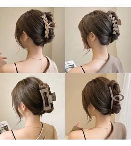 2025 Mới Hàn Quốc-Phong Cách Cao cấp Cá Mập Lớn Kẹp Tóc Cuộn Dây Đa Grip Kẹp Tóc Với Hợp Kim Móng Vuốt Có - Product Image 6