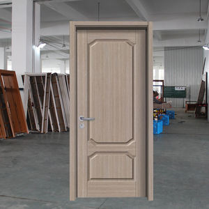 Techtop ขายดีประตูไม้ทึบหน้าประตูทางเข้าร้านกาแฟสีเข้มตรวจสอบการถ่ายโอนกันขโมยประตูไม้ทนไฟ - Product Image 3