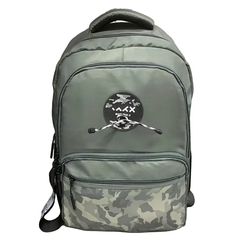 Nouveau sac à dos à motifs camouflage foncé de grande capacité pour les collégiens avec charge réduite et sac à dos de protection de la colonne vertébrale