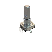 Encodeur Rotatif Mince DC11L 11mm à Arbre Métallique, Automatisation Industrielle Taïwanaise, DC5V/10mA, 15k Cycles, Pin PC, Film Carbone