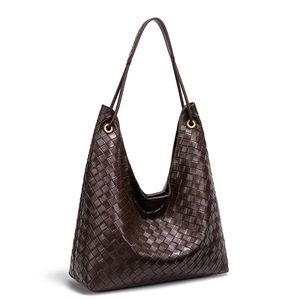 1313 # Latest Fashion Women Big Casual Tote <strong>Bag</strong> Can Put <strong>Laptop</strong> <strong>Ladies</strong> Dark Brown Shoulder <strong>Bags</strong> From Guangzhou - Product Image 2