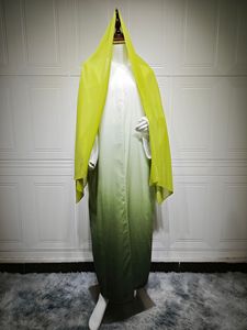 <span class=keywords><strong>M</strong></span>-154 Busana Muslimah Abaya untuk Wanita Bahan Bernapas Anti Kusut Lengan Panjang Sepanjang Mata Kaki Motif Cetak Digital Turki Semua Ukuran - Product Image 5