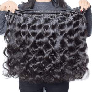 Extensions de Cheveux Humains Vierges Naturels Brésiliens Péruviens Double Trame Ondulée – Lots de Tissages de Qualité Boutique 100% Cheveux Naturels - Product Image 4