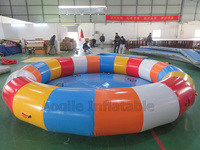 Bateau gyroscopique gonflable pour remorquage Jouet aquatique multijoueur Bateau disco gonflable