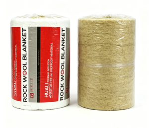 Rollo <span class=keywords><strong>de</strong></span> <span class=keywords><strong>Lana</strong></span> <span class=keywords><strong>de</strong></span> Roca Huali con Certificado CE, 80kg/m3, 50mm <span class=keywords><strong>de</strong></span> Espesor, Aislamiento Mineral Euro A60, Ignífugo, Acústico, para Techo - Product Image 2
