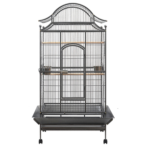 Hoge Kwaliteit Metalen Ijzeren Vogelkooi Voor Papegaaien Grote Huisdierenproducten Fabriek Oem Dem Levering Plastic Bakje Goed Verkopen Specialiteit Manufa - Product Image 2
