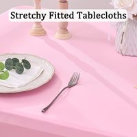 Couverture élastique carrée de jupe de table 4FT 5FT 6FT 8FT Tissu extensible de haute qualité pour buffet Tables de service Fournisseur B2B