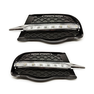 Feux de jour à <span class=keywords><strong>LED</strong></span> pour voiture, feux antibrouillard, cache pour Mercedes-Benz Classe C W204 2008 2009 2010, feux antibrouillard blancs - Product Image 1