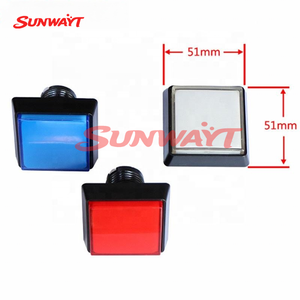 Boutons poussoirs d'arcade 12V LED colorés 51*51mm pour machines de jeux avec éclairage - Product Image 3