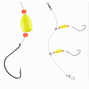 Lovita - Equipo <span class=keywords><strong>de</strong></span> <span class=keywords><strong>Pesca</strong></span> en el Mar <span class=keywords><strong>para</strong></span> Perca, Flotador en Forma <span class=keywords><strong>de</strong></span> Bala, Anzuelos con Espinas, Línea <span class=keywords><strong>de</strong></span> Nylon y Alambre <span class=keywords><strong>de</strong></span> Acero Antideslizante YJ0186 - Product Image 1