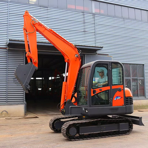 Venta caliente 8 ton mini excavadora 6 Ton 7 Ton 6ton mini excavadora aw60 excavadora de orugas para uso en movimiento de tierras de granja - Product Image 4