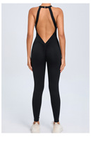 Nouvelle Combinaison de Sport pour Femme – Justaucorps Sexy Dos Nu pour Yoga et Fitness