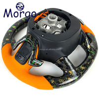 Accessoires de voiture Volant en fibre de carbone forgé personnalisé pour Dodge RAM 1500 2500 3500 TRX Volant en fibre de carbone 2019 +.