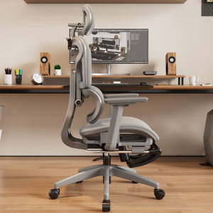 Vendas Diretas de Fábrica Cadeira de Escritório Ergonômica com Encosto Confortável Reclinável, Assento Completo em Tela - Product Image 4