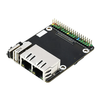 Carte mère Waveshare Mini Dual Gigabit Ethernet pour Raspberry Pi Compute Module 4 CM4-DUAL-ETH-MINI, origine USA