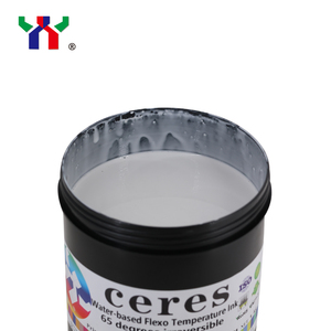 65 ° Tinta Termocrómica Irreversible C, Incolora a Negra, a Base de Agua, para Impresión de Seguridad Flexográfica - Product Image 4