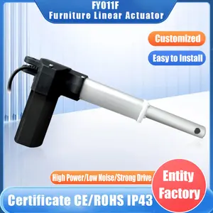 Best Service Linear Actuator FY011F DC 12V/24V Electric Putter IP65 Electric Springs Props Used For Furniture Industry